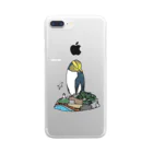 ペンギンパカリのキガシラペンギン Clear Smartphone Case