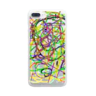 Cyobi の店のcolorful Clear Smartphone Case