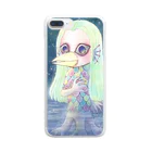 ワラビネーゼのお店やさんのアマビエちゃん Clear Smartphone Case