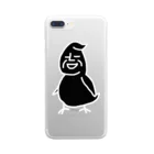 miso-rumisokeの無の鳥 Clear Smartphone Case