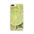 Juli Meerのライム-Lime Clear Smartphone Case