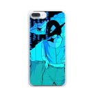 masuda mikuのblue Clear Smartphone Case