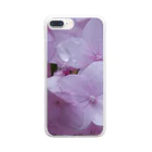 写真屋とーかのピンクの紫陽花。 Clear Smartphone Case