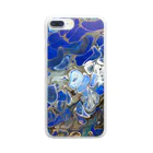 akane_shopのゴールデンブルー Clear Smartphone Case