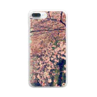 日本風景と自然風景の桜　目黒 Clear Smartphone Case