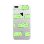 410kiki_shopのぬのちゃんズ_豆ちゃん兄弟 Clear Smartphone Case