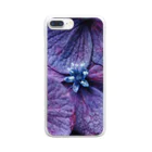 8l0の紫陽花　紫 Clear Smartphone Case