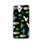 made blueのBlack chic insects Clear Smartphone Case