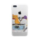 STUDIOunfreesiaのGoldfish Seller Clear Smartphone Case