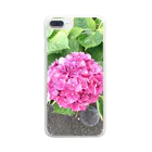 フラワーライフ💐🌹の紫陽花✨ Clear Smartphone Case