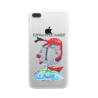 MIECHAN8787'S GALLERYのふんどし君❣️～波のりにゃんこ～ Clear Smartphone Case