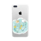 mofusandの海とにゃんこ Clear Smartphone Case