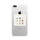 ぁのcolor palette Clear Smartphone Case