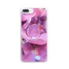 Espoirのピンクの紫陽花 Clear Smartphone Case