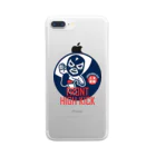 LUCHAのFRONT HIGH KICK Clear Smartphone Case
