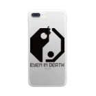 宍手亡生のeven in death Clear Smartphone Case