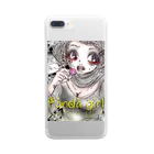 佳石（かせき）のPandaガールちゃん Clear Smartphone Case