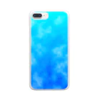 あーのさん shopの水の声シリーズ(Blue) Clear Smartphone Case