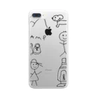 packmagazineのcamp series by 週末日記 Clear Smartphone Case