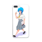 wmatpmentの日直セーラー女の子 Clear Smartphone Case