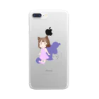 クロム堂のねこみみちゃん Clear Smartphone Case