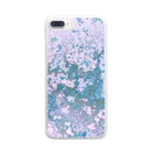 水草の山桜的銀河 Clear Smartphone Case