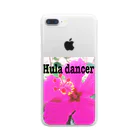 ハワイ-611のHula dancer  Clear Smartphone Case