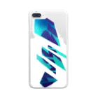 iNvisibleColorsのターコイズ&ブルー Clear Smartphone Case