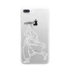 imuukiの【Imuuki | sae】 RUN  Clear Smartphone Case