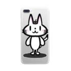 ここなつ55のゆるねこシンプル Clear Smartphone Case