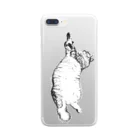 マロマロの猫踊り...？ Clear Smartphone Case