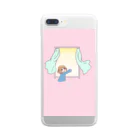 ぱすてるぽっぷのお天気おはよう Clear Smartphone Case