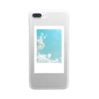 lapisksのpolaroid: blue sky Clear Smartphone Case