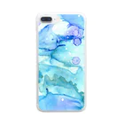 始季彩＠suzuriの寒中遊泳 Clear Smartphone Case