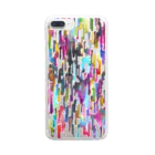 Miki_after_partyのcolorful　rain Clear Smartphone Case