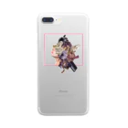 はぴふらのhappy flower(collage ver) Clear Smartphone Case