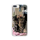 saraのねこ 仲良し3兄弟 Clear Smartphone Case