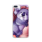 カノン@配信垢🦔のコアラ Clear Smartphone Case