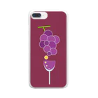 あるてみらのワインと葡萄 Clear Smartphone Case