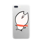 けちゃっぷごはんのお店のマフラーねこ Clear Smartphone Case