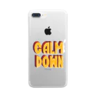 The ink and bottleのCalm down  Clear Smartphone Case