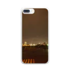 ダベミの夜の街の風景 Clear Smartphone Case