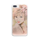 keikororinのKIMONOgirl Clear Smartphone Case