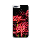 420iloveyouの紅花 Clear Smartphone Case