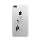 OverFlowの女の子 Clear Smartphone Case