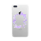 Princessの推しケース パープル Clear Smartphone Case