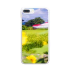 SAKURA スタイルのひまわりとこまち（JR東日本） Clear Smartphone Case