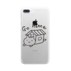 かぶとらのゆるいねこ　「go gome」 Clear Smartphone Case