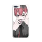 homareのEyebrow Piercing  Clear Smartphone Case