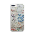 chantoのきのこ線描き Clear Smartphone Case